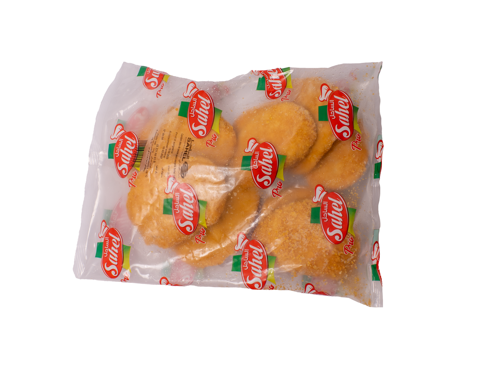 Burger de poulet pane marque Sahel Pro amrogroup.ma Poisson congele surgele Larache Tanger Tetouan Asilah Ksar El Kebir Chefchaouen